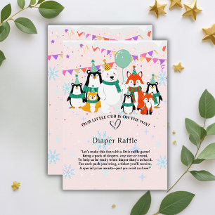 Carte D'accompagnement Notre Petit Petit Cub   Baby shower des animaux de