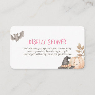 Carte D'accompagnement Notre petite fille Boo Baby Shower Display Shower