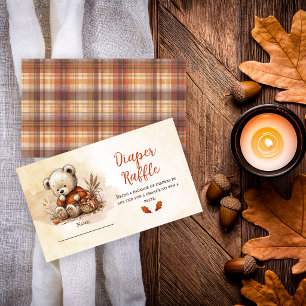 Carte D'accompagnement Notre petite oursonne Baby Shower Tirage de couche