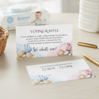 Nous allons voir le sexe du bébé Diaper Raffle Coq