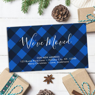 Carte D'accompagnement Nous avons déménagé Nouveau Accueil Buffle Bleu Pl