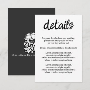 Carte D'accompagnement Nous Dirons Je Moo Vache Mariage QR Code