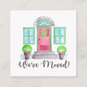 Carte D'accompagnement Nous nous sommes déplacés ! Maison de Noël