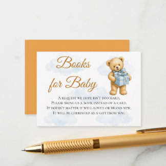 Carte D'accompagnement Nous pouvons à peine attendre Ours en peluche Fill