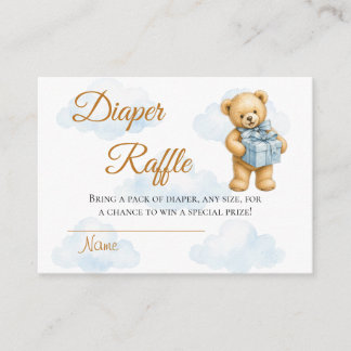 Carte D'accompagnement Nous pouvons à peine attendre Ours en peluche Fill