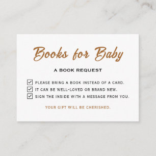 Carte D'accompagnement Nous Pouvons Attendre Baby shower S'Il Vous Plaît 