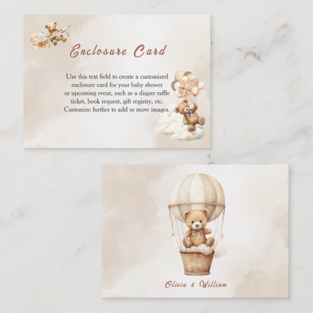 Carte D'accompagnement Nous pouvons attendre Boho Baby shower neutre genr (Devant / Derrière)