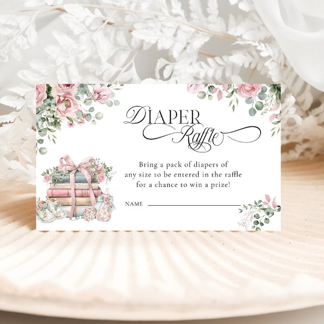 Carte D'accompagnement Nouveau chapitre Baby shower de la chaudière rose (Créateur téléchargé)
