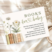Nouveau chapitre Baby Shower Fleurs sauvages Livre