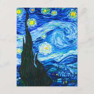 Carte D'accompagnement Nuit Van Gogh Starry