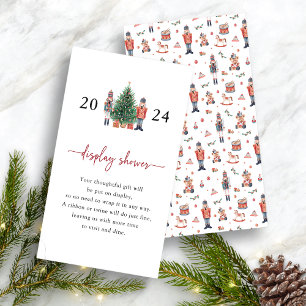 Carte D'accompagnement Nutcracker Display Shower Enclosure Card