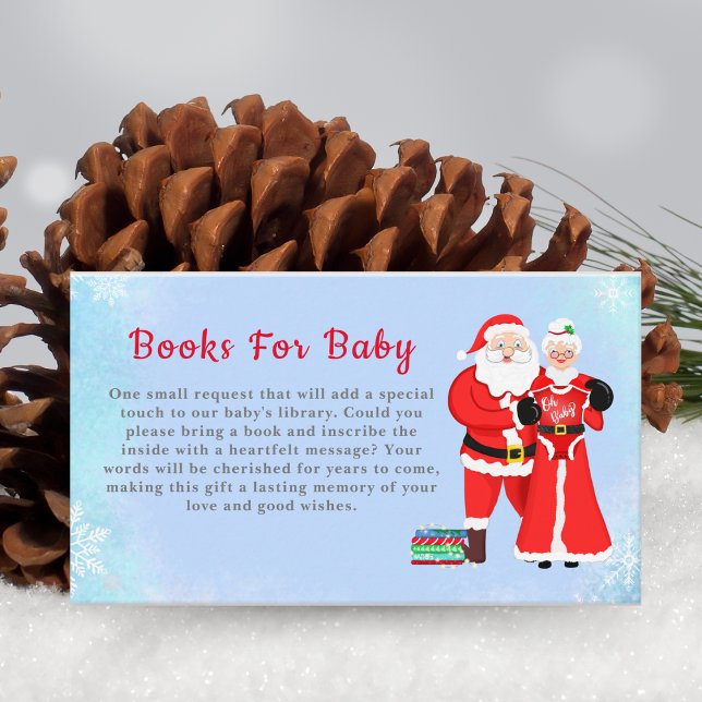 Carte D'accompagnement Oh Baby Père Noël & Mrs Claus Livres Pour Baby (Capture holiday enchantment with Santa & Mrs. Claus Books For Baby. Unforgettable celebration!)