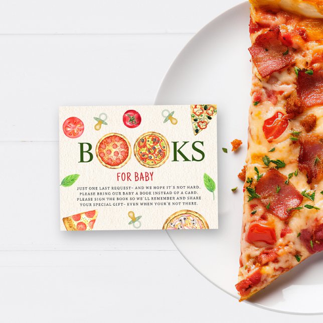 Carte D'accompagnement Oh Baby Pizza + Pacificateurs Baby shower Demande  (Créateur téléchargé)