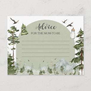 Carte D'accompagnement Oh Boy Adventure Pine Forest Conseils pour maman