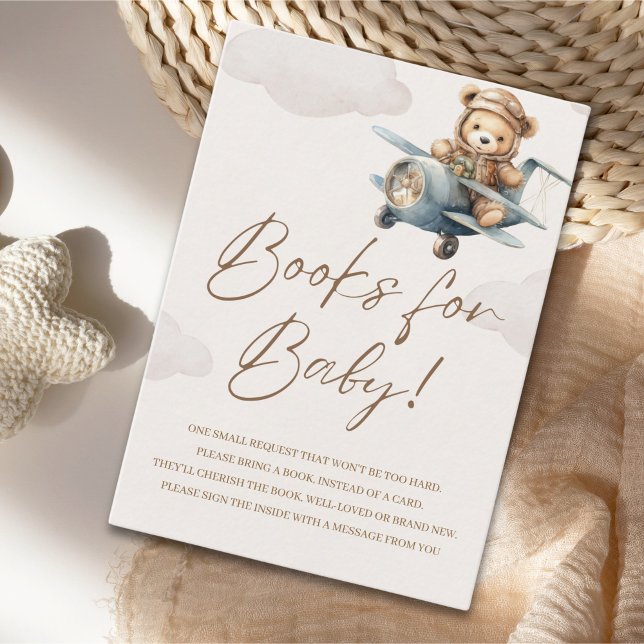 Carte D'accompagnement Oh Boy, Brown Bear Baby shower boy (Créateur téléchargé)