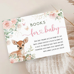 Carte D'accompagnement Oh Deer Baby shower Girl Books for Baby