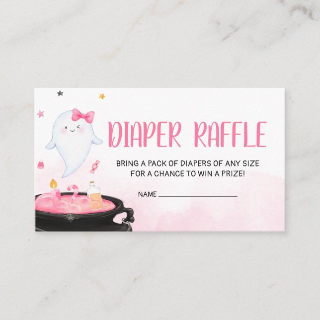 Carte D'accompagnement Oh Feuille Ghoul Halloween Baby shower Déchets Raf (Devant)