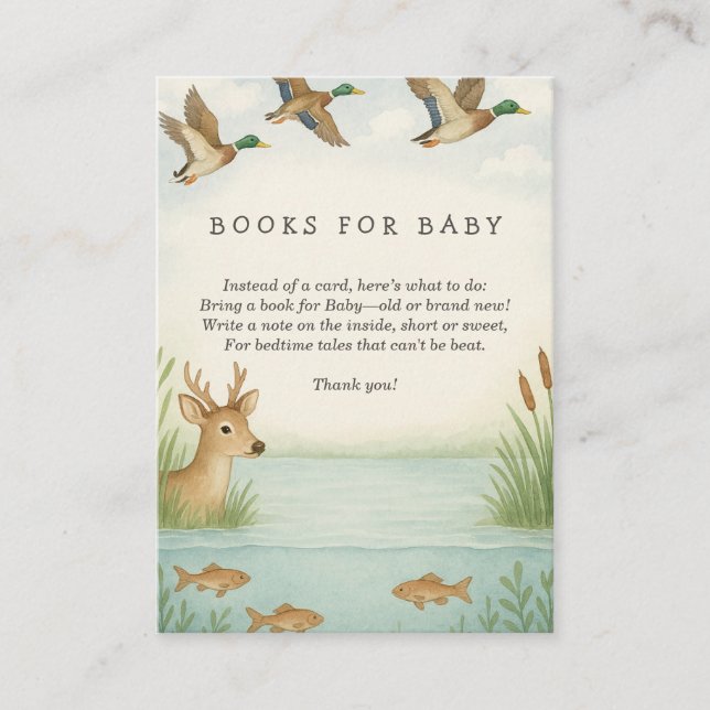 Carte D'accompagnement Oh mon Dieu ! Demande de carnet de Baby showers Wo (Devant)