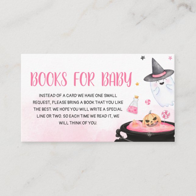 Carte D'accompagnement Oh Sheet Ghoul Halloween Livres pour bébé (Devant)