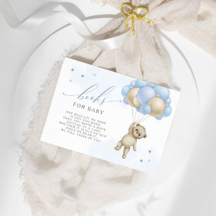 Carte D'accompagnement On peut attendre Teddy Bear Boy Apporter un livre