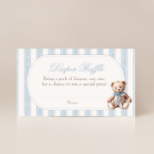 On Peut Attendre Teddy Bear Diaper Raffin