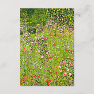 Carte D'accompagnement Orchard Gustav Klimt avec Rose