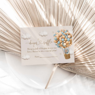 Carte D'accompagnement Ours Teddy Mignonne Avec Ballons Bleus Déchets Raf