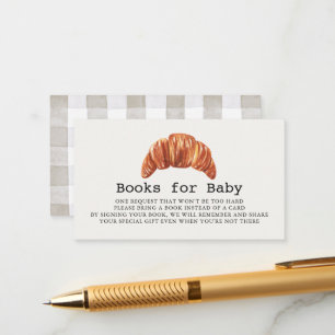 Carte D'accompagnement Pain dans le four Pâtisseries boulangerie Pâtisser