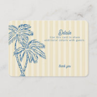 Palm Springs jaune Pastel Détails sur la plage Ins