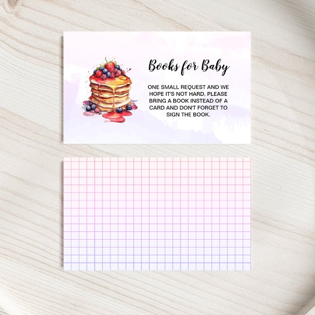 Carte D'accompagnement Pancakes Brunch Books for Baby Encape Card (Créateur téléchargé)