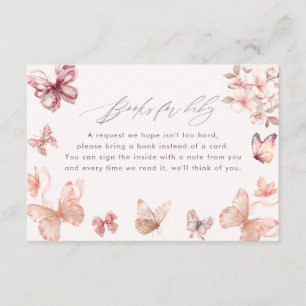 Carte D'accompagnement Papillon Coquette   Papillons Livres pour bébé