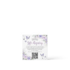Papillons de lavande violette Quinceanera Cadeau Q