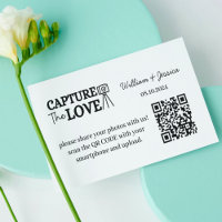 Partage photo mariage avec code QR
