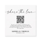 Partager L'Amour QR Code Mariage Partage Photo