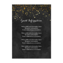 Parties scintillant Black et Faux Gold