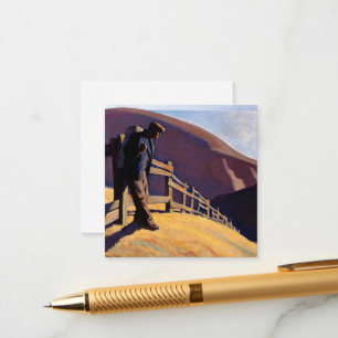 Carte D'accompagnement Pas d'endroit où aller par Maynard Dixon