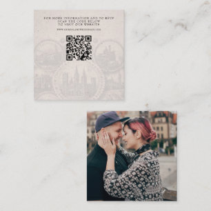 Carte D'accompagnement Passeport de mariage Pologne QR