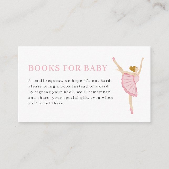 Carte D'accompagnement Pastel Pink Nutcracker Books for Baby Card (Devant)