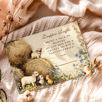 Pays Hay Bale Animaux de ferme Diapper Raffle