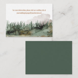 Carte D'accompagnement Paysage de montagne rustique Visitez notre site We