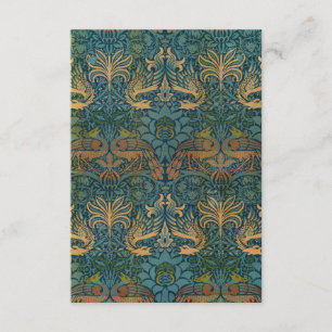 Carte D'accompagnement Peacock and Dragon, 1878, par William Morris