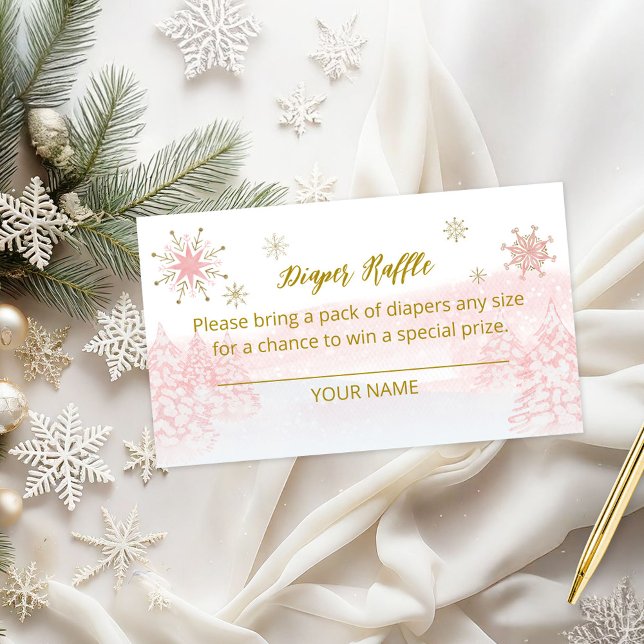 Carte D'accompagnement Père Noël Baby Christmas Baby Diaper Raffle Encein (Créateur téléchargé)