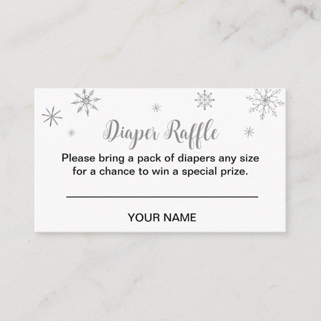 Carte D'accompagnement Père Noël Baby Christmas Baby Diaper Raffle Encein (Devant)