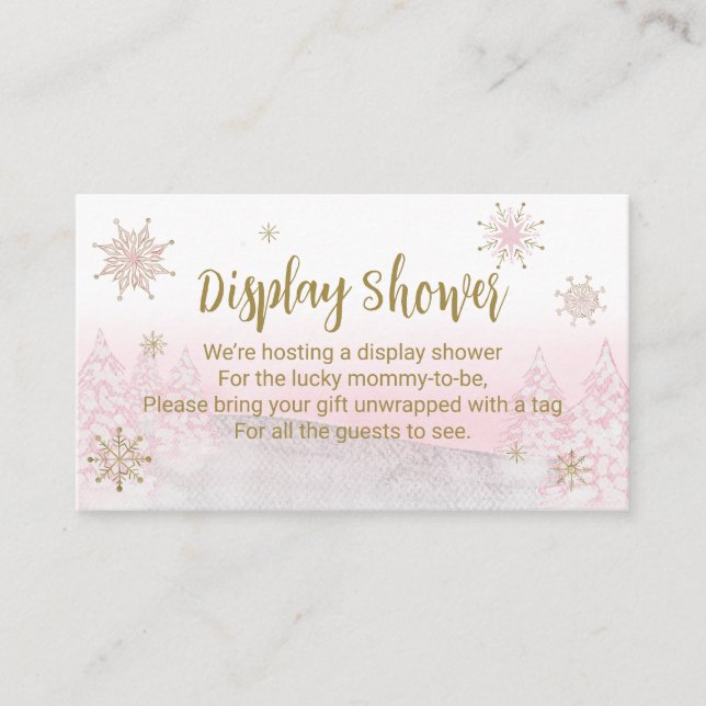 Carte D'accompagnement Père Noël Baby Christmas Baby shower Affichage dou (Devant)