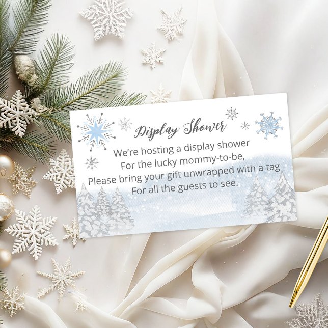 Carte D'accompagnement Père Noël Baby Christmas Baby shower Affichage dou (Créateur téléchargé)