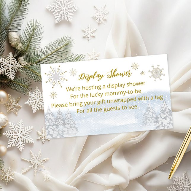 Carte D'accompagnement Père Noël Baby Christmas Baby shower Display Douch (Créateur téléchargé)