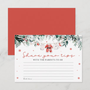 Carte D'accompagnement Père Noël Christmas Parenting Conseil Jar Baby sho