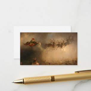 Carte D'accompagnement Père Noël par William Holbrook Beard