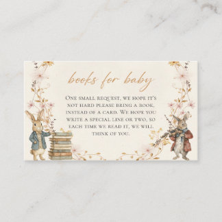 Carte D'accompagnement Peter Rabbit Baby Shower Books for Baby