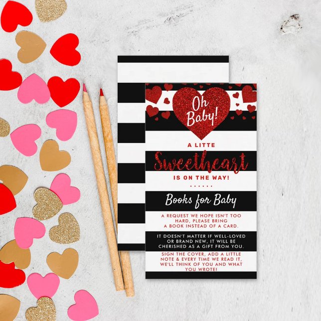 Carte D'accompagnement Petit amour Baby shower de la Saint Valentin (Créateur téléchargé)